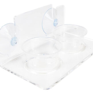 Josh's Frogs Acrylic Feeding Ledge (holds 2 - 2 oz cups)